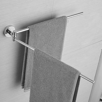 Towel Bar Adorable / Lovely / Creative Contemporary / Modern Stainless Steel 2-tower bar Wall Mounted