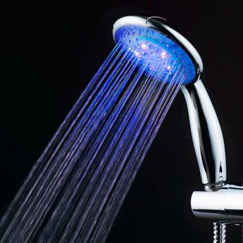 Wall Mounted,Contemporary LED Hand Shower,A Grade ABS Jet+Rainfall Spray Function Shower Unbeatable Price