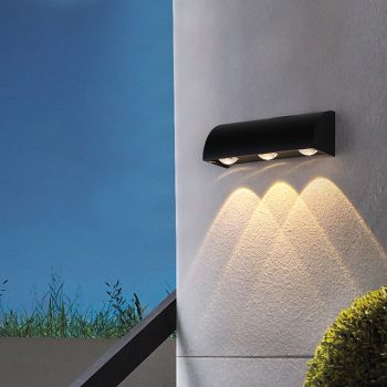 Outdoor Wall Light LED Waterproof Courtyard Hallway Metal Wall Lights 220-240V 3 W