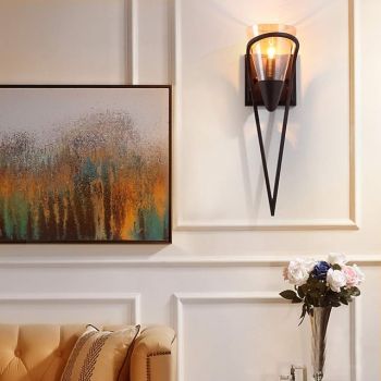 LED Wall Sconce Lighting Fixture Wall Sconce E27 External Waterproof IP65 Rustproof Aluminum Glass Wall Lamp Lantern Courtyard Garden Balcony Villa Decorative Lights 110-240V