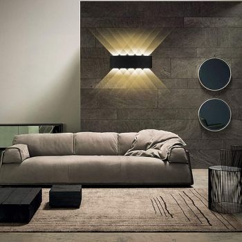 Led Outdoor/Indoor, Waterproof Modern Wall Lamp LED Wall Lamp Lights Up and Down the Bathroom Porch Stair Hotel Outdoor Garden AC85-265V