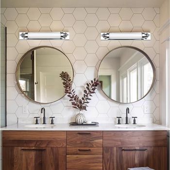 Indoor Outdoor LED Wall Lamp Acrylic Metal Line Design 35/60cm Waterproof Lighting Indoor Marble Wall Light Modern Bedroom Warm White Light 1PC