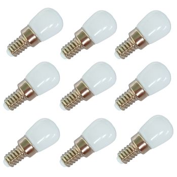 9pcs 2 W LED Globe Bulbs 100 lm E14 E12 T22 6 LED Beads SMD 2835 Warm White White 220-240 V