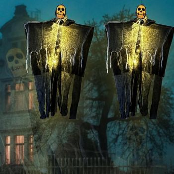 1 Pc Halloween glowing skull hanging ghost outdoor courtyard ghost hanging ghost scene atmosphere decoration props