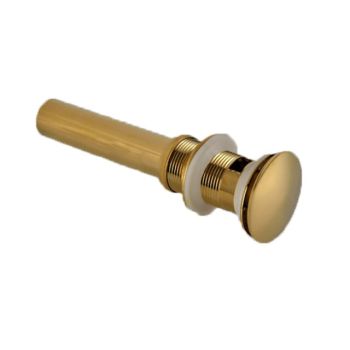 Brass Contemporary Faucet Accessory,Superior Quality Ti-PVD Finish Pop-up Water Drain With Overflow Bathroom Accessories