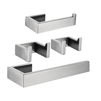 Toilet Paper Holder / Towel Bar / Bathroom Accessory Set Creative / Premium Design Fun & Whimsical / Contemporary Metal / Stainless Steel / Stainless Steel + A Grade ABS 4pcs - Bathroom Wall Mount