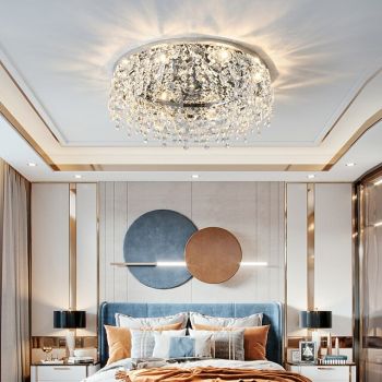 50cm Ceiling Lights Unique Design Ceiling Lights Stainless Steel Electroplated Modern 220-240V