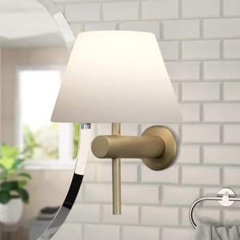 Vanity Light LED Mirror Front Lamp Waterproof IP20 Iron Fabric LED Bathroom Lights Over Mirror Black Wall Lighting Fixtures for Bathroom Bedroom Living Room Cabinet