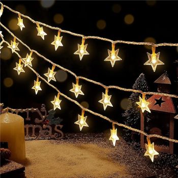 Elegant Wedding Party Reception LED Fairy Star String Lights – 100M/50M/30M Twinkle Lamp for Home, Garden & Yard Decor, AC220V, EU Plug