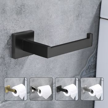 Toilet Paper Holder Bathroom Tissue Holder Paper Roll SUS 304 Stainless Steel Wall Mount (Matte Black/Chrome/Brushed Nickel/Golden)Bath Hardware