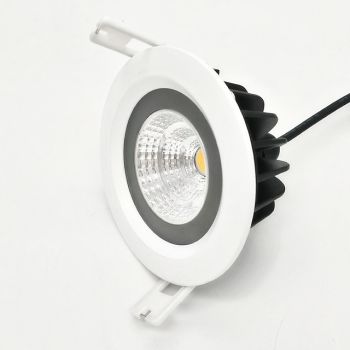 7W Waterproof Dimmable 600-650LM White Round COB LED ceiling light Semi outdoor Cold White/Warm White/ AC110V/AC220V/AC12V