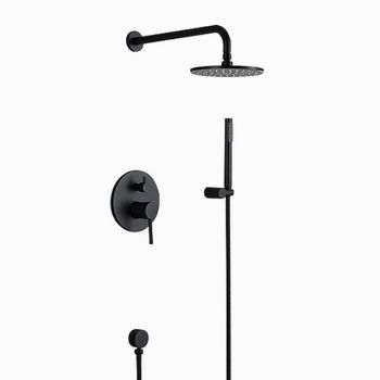 Shower Faucet,Shower Faucet Set Rainfall Shower Contemporary Painted Finishes Mount Inside Ceramic Valve Bath Shower Mixer Taps Foundation of a Perfect Shower