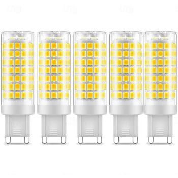 5PCS G9 LEDS 7W Equivalent to 70W Halogen Bulb 700lm Warm White 3000K/White 6000K G9 Energy Saving Bulbs Non-Dimmable Energy Efficiency Class E
