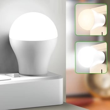 Portable Mini USB Night Light Eye Protection, Emergency Light Mobile Power Light, USB Lights By Night Plug-in Bulb For Bedroom, Bathroom, Nursery, Hallway, Outdoor Camping Reading Sleeping