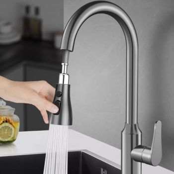 Toplly Solid Brass Kitchen Faucet,High Arc 16.5 Inch Solid Brass Kitchen Faucet,The King of Value