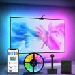 Envisual TV LED Backlights with Camera – 3.8M RGBIC Wi-Fi TV Backlights for TVs and PCs, Works with Alexa and Google Assistant, App Control, Music Sync, Dimmable TV Lights