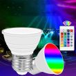 LED Light Cup RGB Remote Control 16-Color Magic Spot Light GU10 Interior Decoration Light E27 Bar Festival Atmosphere