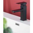 Toplly Elegant Square Vanity Faucet,Bathroom Faucet,Hot and Cold Vanity Faucet