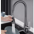 Toplly High Arc 17.7 Inch Solid Brass Kitchen Faucet, Solid Brass Kitchen Tap,The King of Value