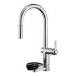 Glass rinser kitchen faucet, 2-in-1 kitchen tap, Pull-out spray faucet with cup washer, Brass kitchen faucet 2026