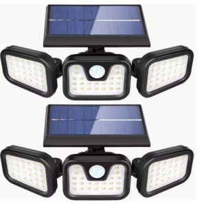 LED Solar Motion Sensor Lights,Suitable for Outdoor Wall Lighting at Front Doors, Yards, Garages, And Patios,Energy-Saving, Semi-Recessed Installation, Solar-Powered