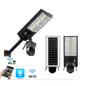 TOPLLY LED Solar Light with monitoring Camera,1000W, 30AH Light battery , 8AH Camera Battery,integrated solar light solar Camera WIFI