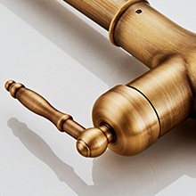 Hot and cold switch handle