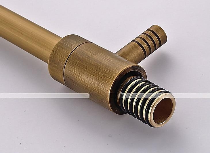 Vintage Shower Faucet Set 8" Shower Head Shower System Retro Rainfall Head Antique Copper Shower System with Shower Handheld Sprayer Brass Valve Bath Shower Mixer Taps 2025 - CAD $295.99 –P7