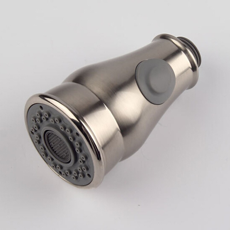 Kitchen Faucet Head Replacement Black Chrome Brushed Pull Out Faucet Sprayer Head Nozzle Attachment Fittings Accessories Aeration Spray Splash-proof Spout Adapter 2025 - CAD $27.99 –P4