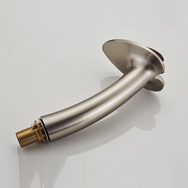 Bathroom Sink Faucet,Waterfall Heart Shape Handle Single Handle One Hole Bath Taps with Hot and Cold Switch 2025 - CAD $127.99 –P5