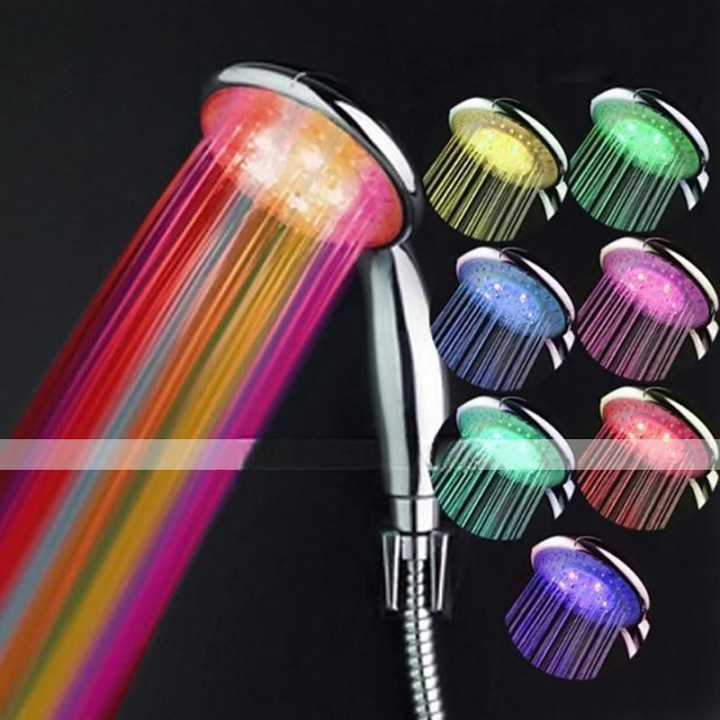 Contemporary Hand Shower / Rain Shower Chrome Feature - Creative / LED / Shower Shower Head 2025 - CAD $14.99 –P3