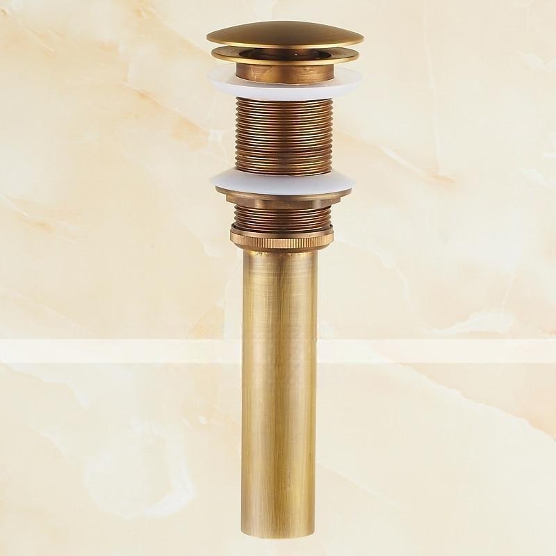 Kitchen Sink Mixer Faucet with Pull Out Spray 360 Swivel Pull Down Vessel Taps Antique Brass/Black Deck Mounted Antique Single Handle One Hole Kitchen Taps 2025 - CAD $151.97 –P8