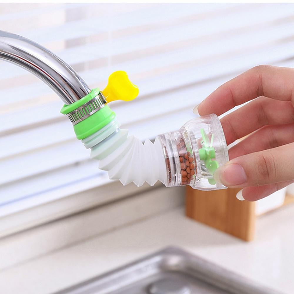 2Pcs Kitchen Water Filter Faucet Head Replacement 360 Adjustable Flexible Tap Extender Water Saving Sprayer Aerator Nozzle Attachment Diffuser Bathroom Accessories 2025 - CAD $9.99 –P5