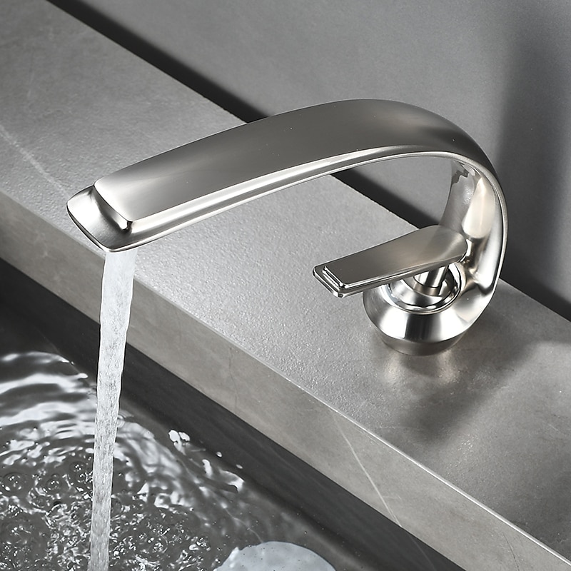 Bathroom Sink Faucet - Classic Electroplated / Painted Finishes Centerset Single Handle One HoleBath Taps 2025 - CAD $79.99 –P8