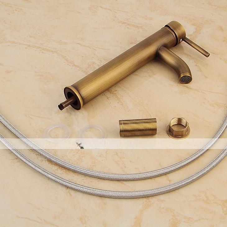 Bathroom Sink Faucet - Classic Antique Brass Centerset Single Handle One HoleBath Taps 2025 - CAD $79.99 –P2