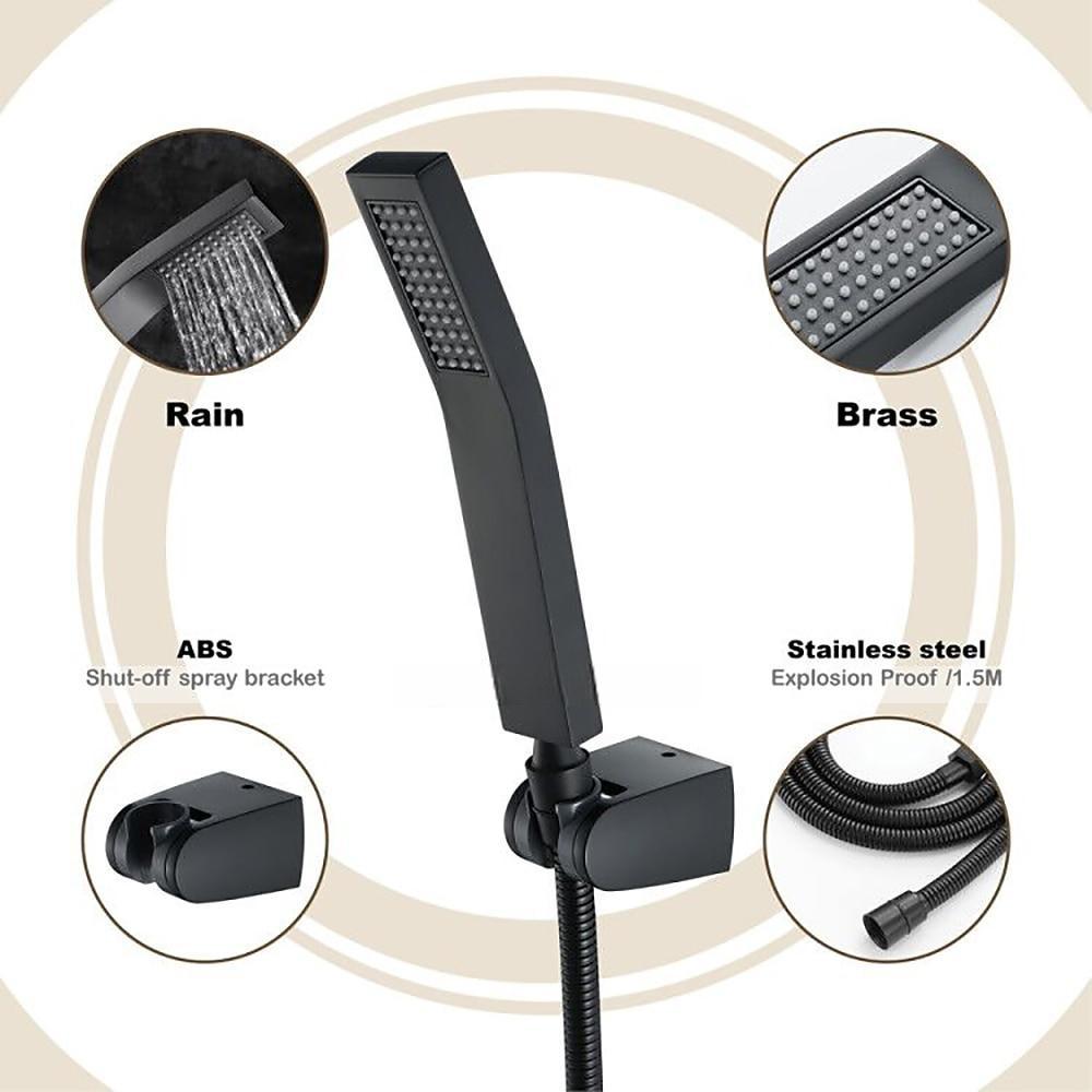 Contemporary Hand Shower Chrome / Brushed / Ti-PVD Feature - Shower Shower Head / Stainless Steel / Brass / Yes 2025 - CAD $23.99 –P7