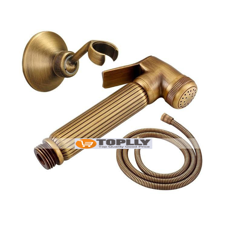 Single hole Bidet BrushedToilet Handheld bidet Sprayer Self-Cleaning Antique 2025 - CAD $71.99 –P1