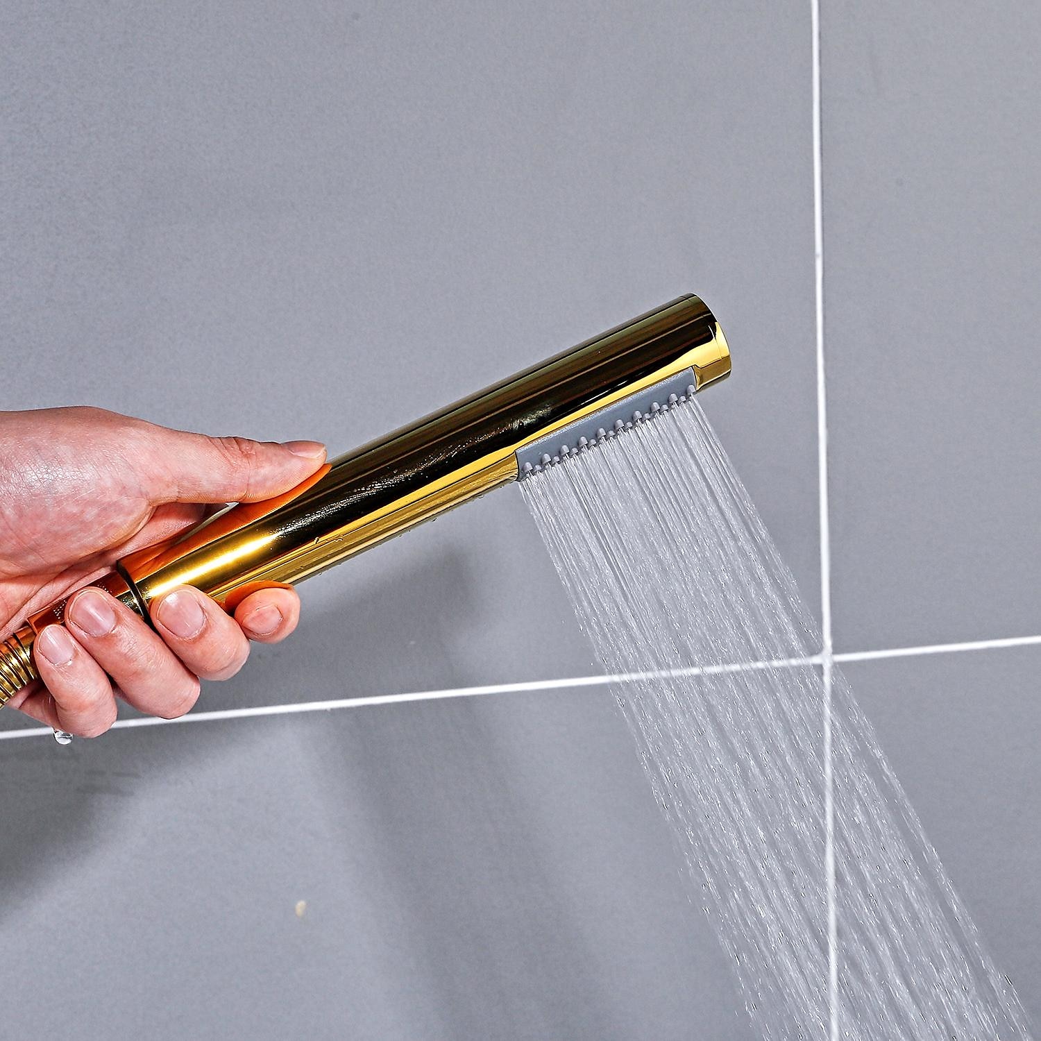 Bathtub Faucet Floor Mount Freestanding Bath Tub Filler Mixer Taps Brass 360 Swivel High Arc Spout Standing Shower Clawfoot Tub with Handheld Shower Mixer Taps 2025 - CAD $295.99 –P17