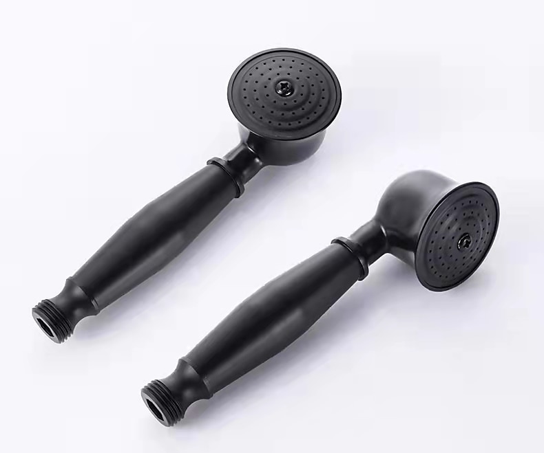 Vintage Bathtub Faucet Floor Mount Bath Tub Filler Mixer Tap Freestanding with Heldhand Showerhand 360 Swivel High Arc Spout Standing Shower Faucet 2025 - CAD $318.99 –P9