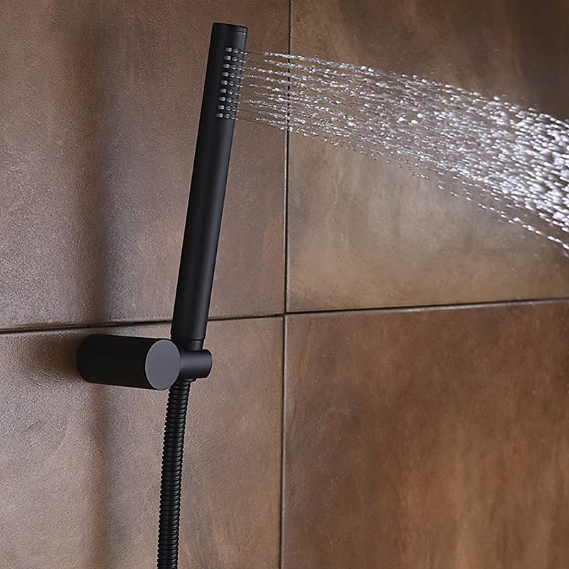 Shower FaucetShower Faucet Set Rainfall Shower Contemporary Painted Finishes Mount Inside Ceramic Valve Bath Shower Mixer Taps 2025 - CAD $239.99 –P4