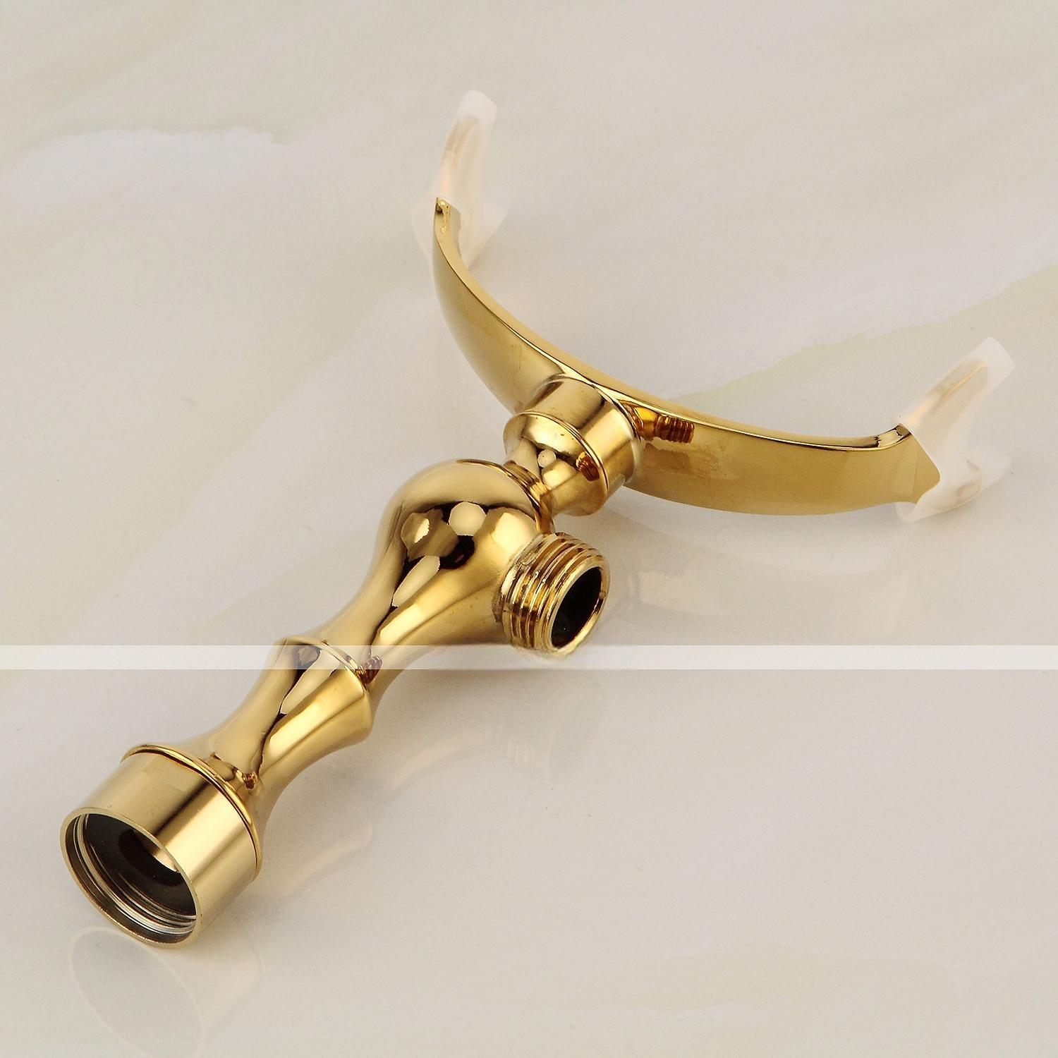 Bathtub Faucet Mixer Tap Telephone Style Luxury Golden Polish With Sprayer Hand Shower Rotate Spout tub Hot and Cold Water 2025 - CAD $239.99 –P11
