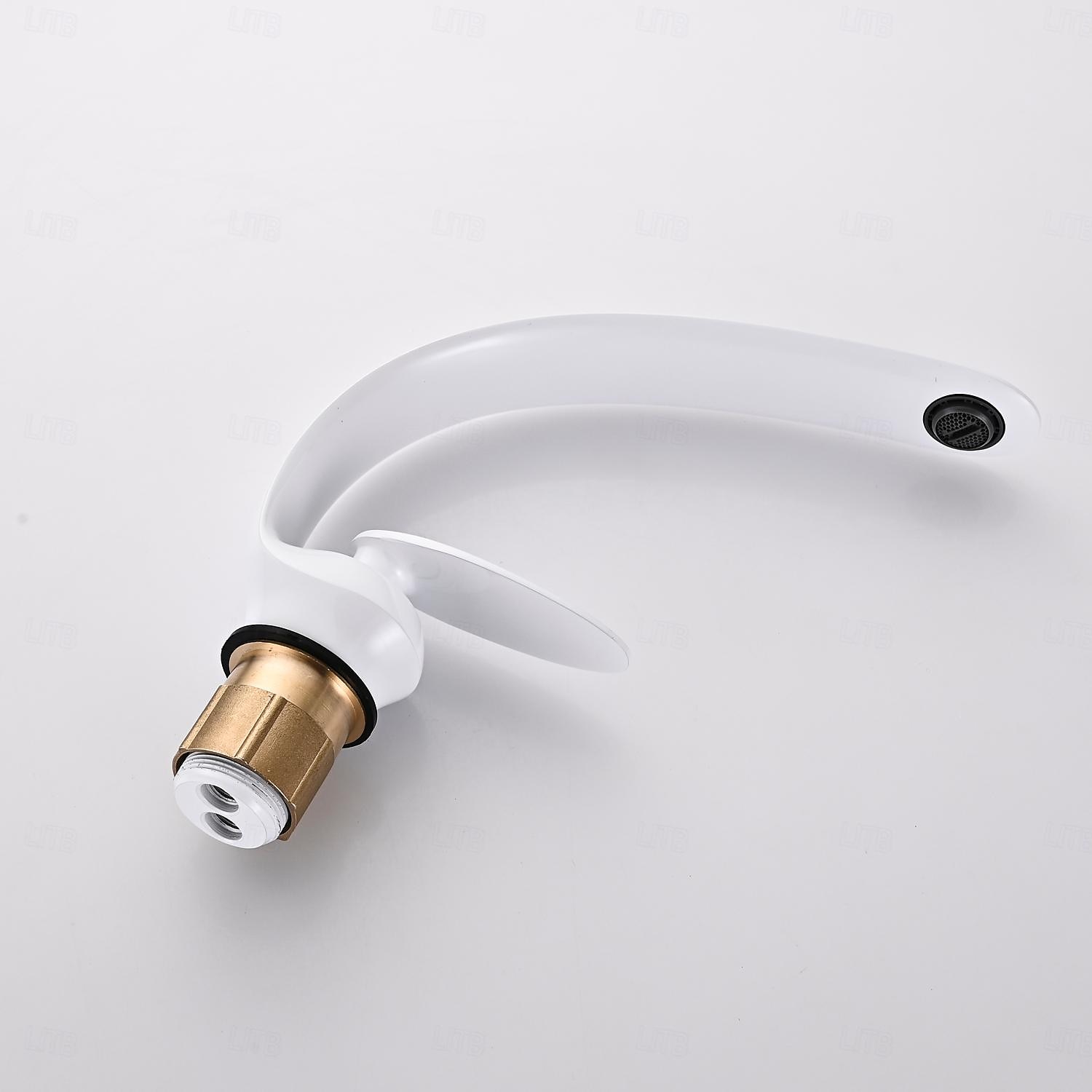 Bathroom Sink Faucet - Classic Antique Brass / Electroplated Centerset Single Handle One HoleBath Taps 2025 - CAD $111.99 –P8
