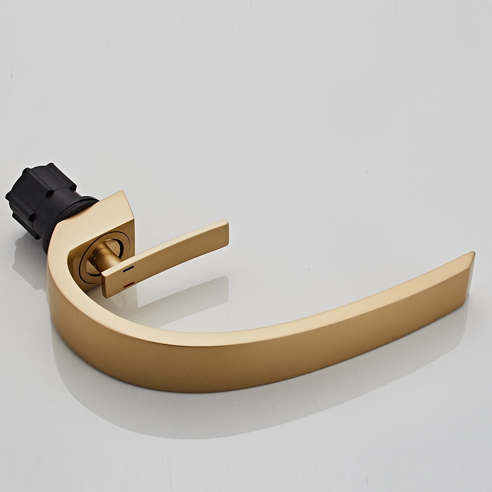 Bathroom Sink Mixer Faucet, Monobloc Washroom Brass Basin Taps Single Handle One Hole Deck Mounted, with Hot and Cold Hose, Chrome Oil-rubbed Bronze Brushed Golden Black Taps 2025 - CAD $87.99 –P14