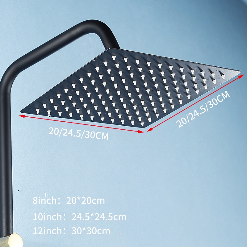 Rainfall Shower Head Contemporary Luxury Rain Shower in Painted Finishes 2025 - CAD $31.99 –P13