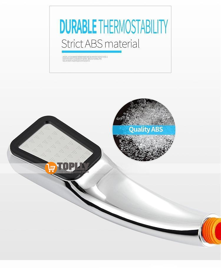 300 Holes Super Pressure Shower Head With Chrome Square Rainfall Handhold Water Saving SprayerStainless Steel Plate and Durable Material 2025 - CAD $4.99 –P9