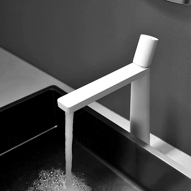 Bathroom Sink Faucet - Classic Electroplated Mount Outside Single Handle One HoleBath Taps 2025 - CAD $113.59 –P16