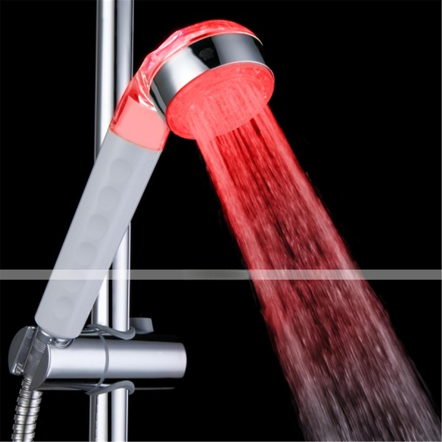 3-Color Temperature Sensitive LED Color Changing Hand Shower 2025 - CAD $14.99 –P4