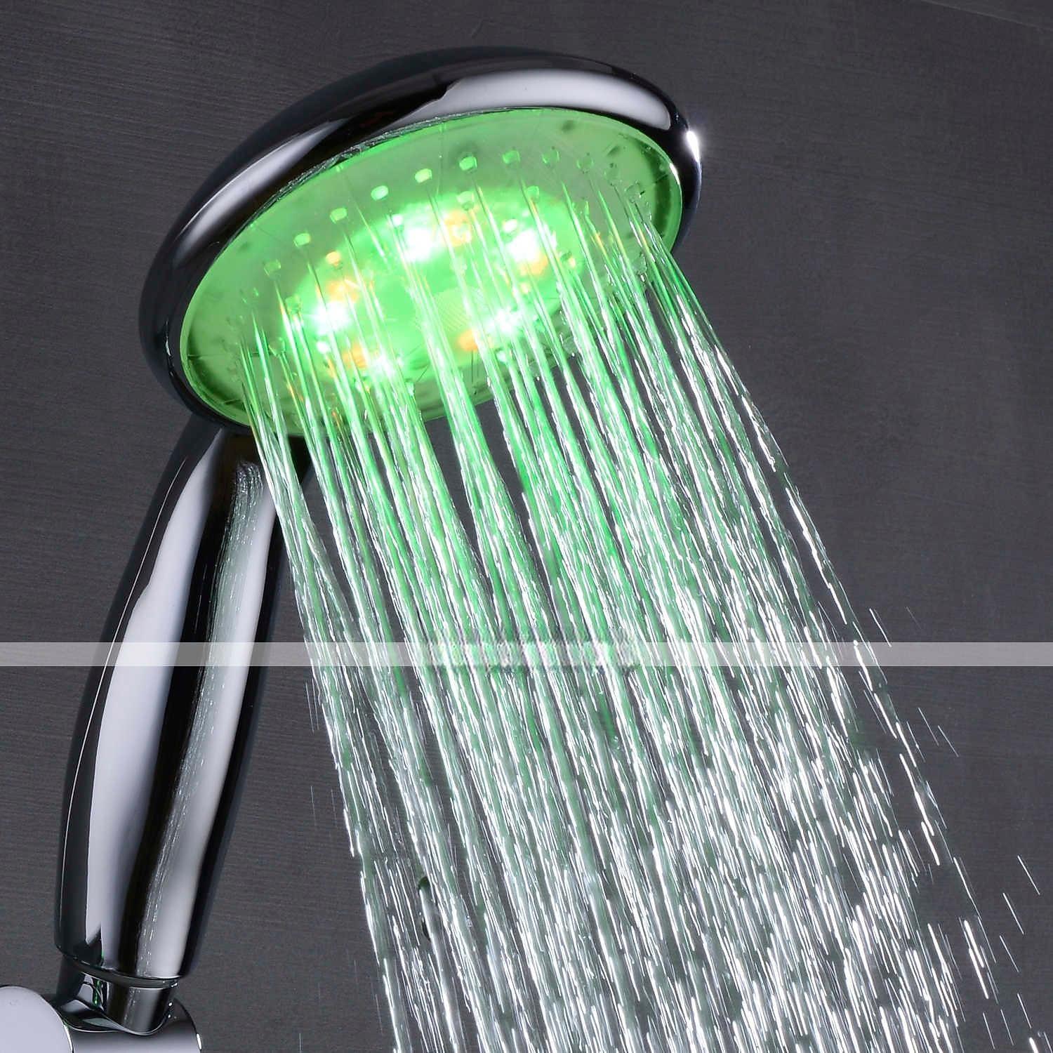 Contemporary Hand Shower / Rain Shower Chrome Feature - Creative / LED / Shower Shower Head 2025 - CAD $14.99 –P4