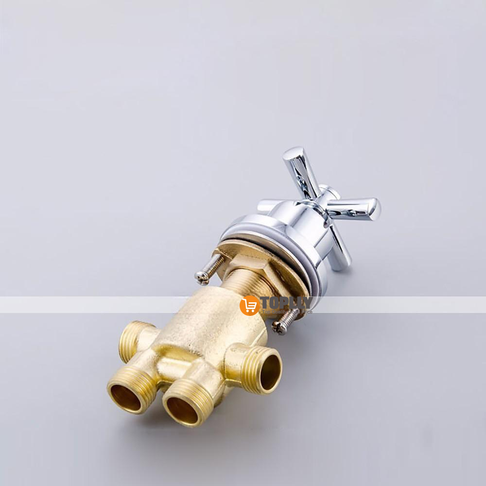 Bathtub Faucet 5 Hole Bathroom Tub Taps Deck Mounted 3 Handle Sink Mixer Hot and Cold Bathroom Shower Faucets with Handshower Handheld Tap 2025 - CAD $255.99 –P8