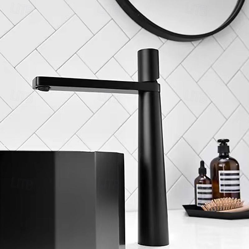 Bathroom Sink Faucet - Classic Electroplated Mount Outside Single Handle One HoleBath Taps 2025 - CAD $113.59 –P1